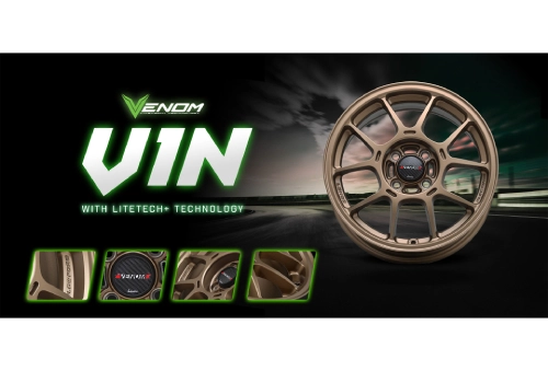 Venom V1N ล้อเบา ดีไซน์สปอร์ต แข็งแรงด้วยเทคโนโลยี Flowforming