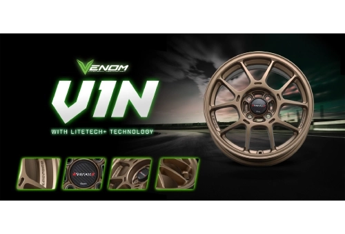 Venom V1N ล้อเบา ดีไซน์สปอร์ต แข็งแรงด้วยเทคโนโลยี Flowforming