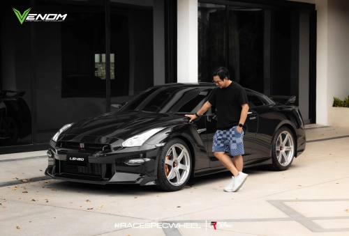 GTR R35 จัดล้อ Magnesium Forged Lenso Venom Super GT-VNT ชุดแรกในไทย!