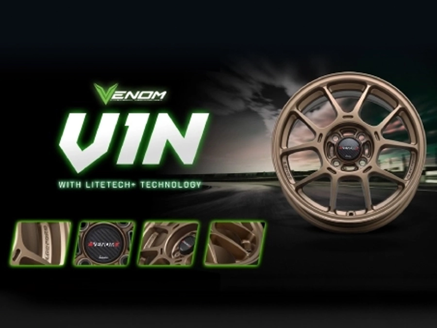 Venom V1N ล้อเบา ดีไซน์สปอร์ต แข็งแรงด้วยเทคโนโลยี Flowforming