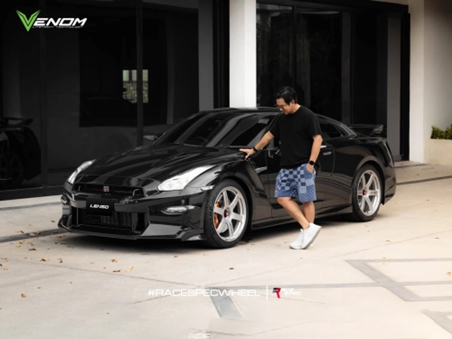 GTR R35 จัดล้อ Magnesium Forged Lenso Venom Super GT-VNT ชุดแรกในไทย!